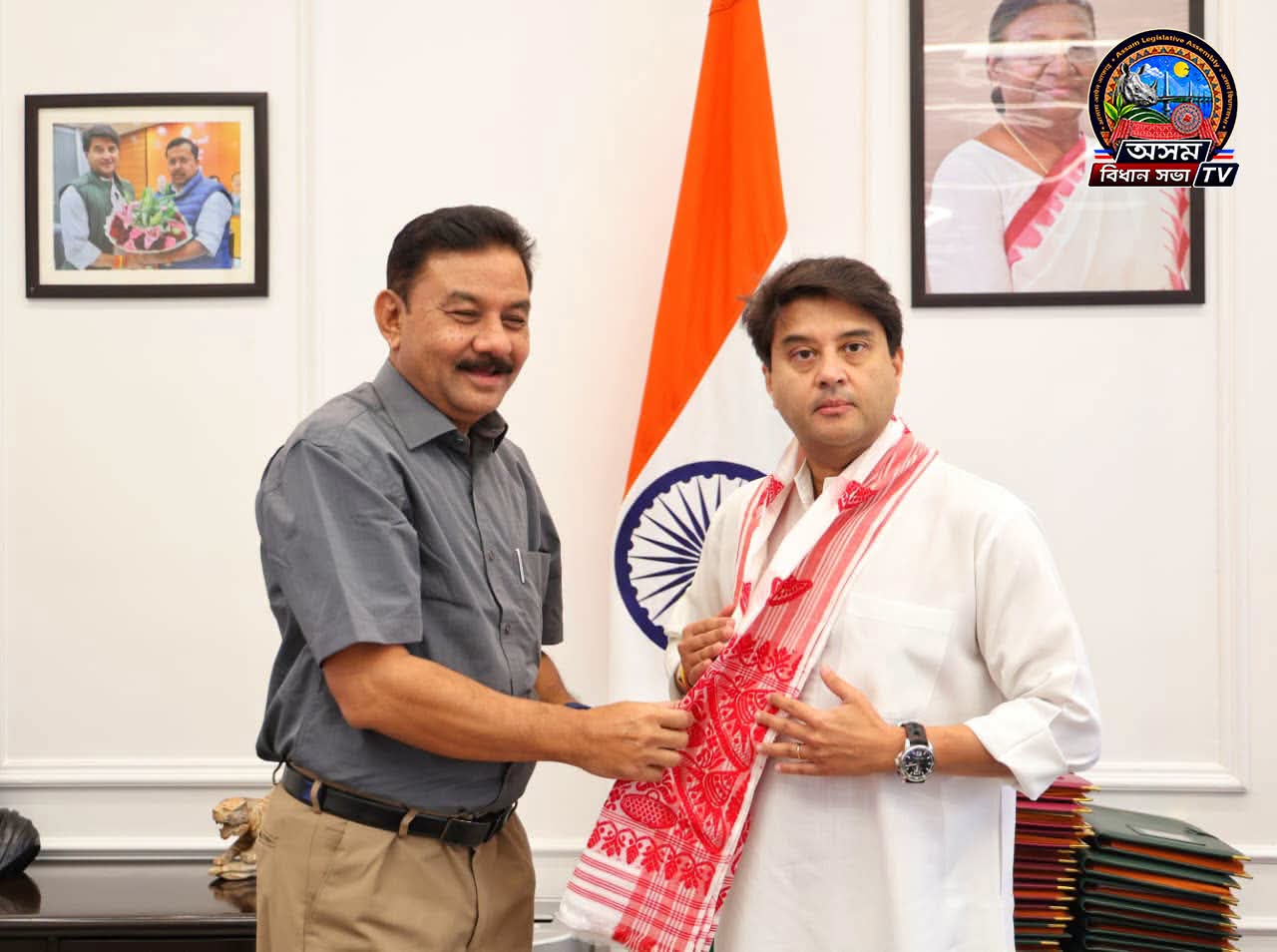অসম বিধানসভাৰ মাননীয় অধ্যক্ষ শ্ৰী ৰণজিৎ কুমাৰ দাস ডাঙৰীয়াই আজি নতুন দ...